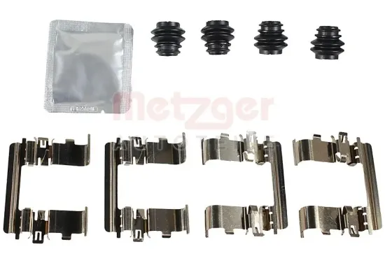 Zubehörsatz, Scheibenbremsbelag Vorderachse METZGER AUTOTEILE 109-0185 Bild Zubehörsatz, Scheibenbremsbelag Vorderachse METZGER AUTOTEILE 109-0185