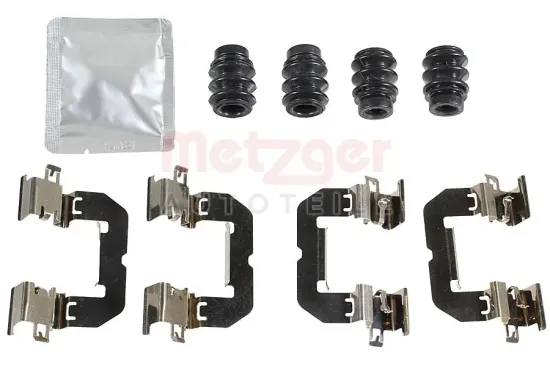 Zubehörsatz, Scheibenbremsbelag Vorderachse METZGER AUTOTEILE 109-0188 Bild Zubehörsatz, Scheibenbremsbelag Vorderachse METZGER AUTOTEILE 109-0188