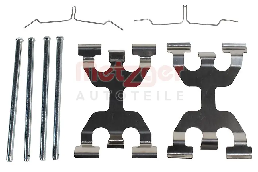 Zubehörsatz, Scheibenbremsbelag Vorderachse METZGER AUTOTEILE 109-0189