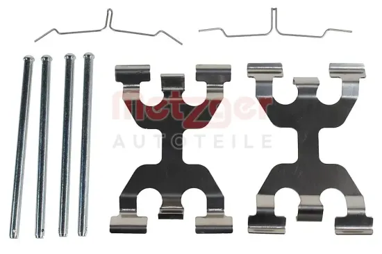 Zubehörsatz, Scheibenbremsbelag Vorderachse METZGER AUTOTEILE 109-0189 Bild Zubehörsatz, Scheibenbremsbelag Vorderachse METZGER AUTOTEILE 109-0189