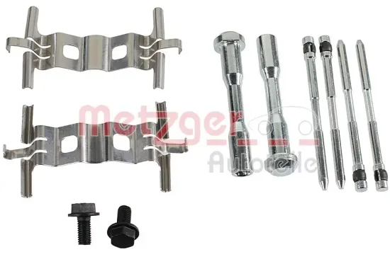 Zubehörsatz, Scheibenbremsbelag Vorderachse METZGER AUTOTEILE 109-0190 Bild Zubehörsatz, Scheibenbremsbelag Vorderachse METZGER AUTOTEILE 109-0190