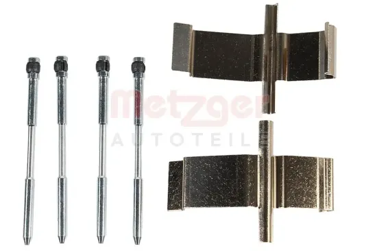 Zubehörsatz, Scheibenbremsbelag Vorderachse METZGER AUTOTEILE 109-0194 Bild Zubehörsatz, Scheibenbremsbelag Vorderachse METZGER AUTOTEILE 109-0194