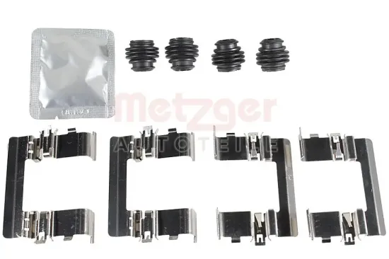 Zubehörsatz, Scheibenbremsbelag Vorderachse METZGER AUTOTEILE 109-0200 Bild Zubehörsatz, Scheibenbremsbelag Vorderachse METZGER AUTOTEILE 109-0200