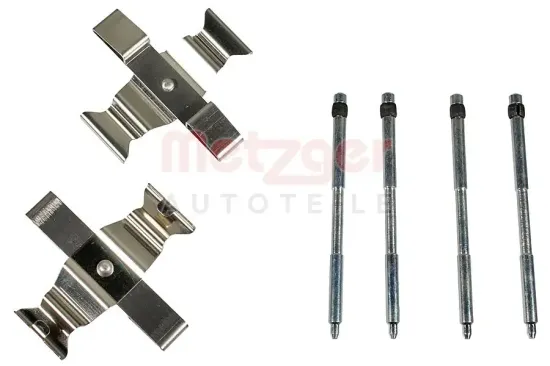 Zubehörsatz, Scheibenbremsbelag Vorderachse METZGER AUTOTEILE 109-0205 Bild Zubehörsatz, Scheibenbremsbelag Vorderachse METZGER AUTOTEILE 109-0205
