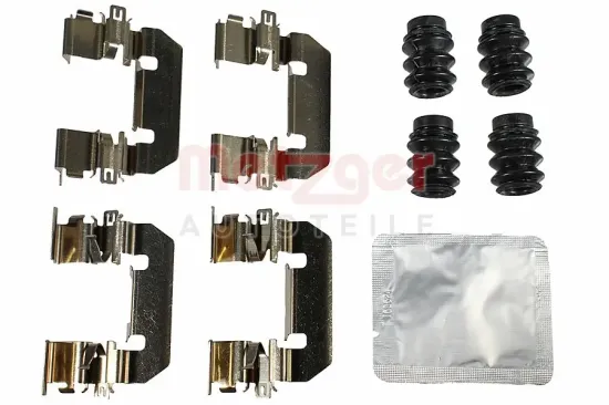 Zubehörsatz, Scheibenbremsbelag Vorderachse METZGER AUTOTEILE 109-0212 Bild Zubehörsatz, Scheibenbremsbelag Vorderachse METZGER AUTOTEILE 109-0212