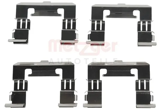 Zubehörsatz, Scheibenbremsbelag Vorderachse METZGER AUTOTEILE 109-1715 Bild Zubehörsatz, Scheibenbremsbelag Vorderachse METZGER AUTOTEILE 109-1715