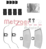 Zubehörsatz, Scheibenbremsbelag METZGER 109-1880