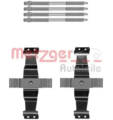 Zubehörsatz, Scheibenbremsbelag METZGER 109-1886 Bild Zubehörsatz, Scheibenbremsbelag METZGER 109-1886