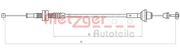 Gaszug METZGER 11.0182