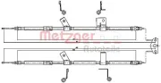 Seilzug, Feststellbremse hinten METZGER 11.5779