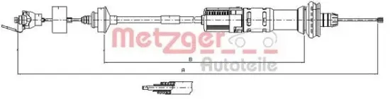 Seilzug, Kupplungsbetätigung METZGER 11.3059 Bild Seilzug, Kupplungsbetätigung METZGER 11.3059