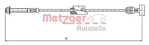 Seilzug, Feststellbremse METZGER 11.5452