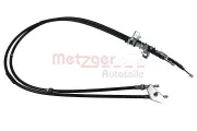 Seilzug, Feststellbremse hinten links hinten rechts METZGER AUTOTEILE 11.5463