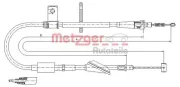 Seilzug, Feststellbremse hinten links METZGER 11.5746