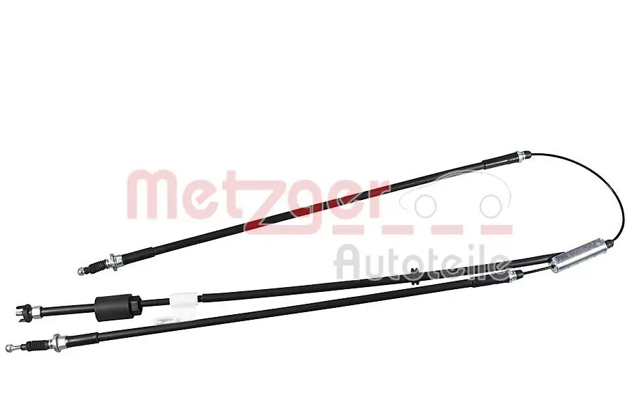 Seilzug, Feststellbremse hinten links hinten rechts METZGER 11.5842