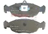 Bremsbelagsatz, Scheibenbremse METZGER AUTOTEILE 1170015 Bild Bremsbelagsatz, Scheibenbremse METZGER AUTOTEILE 1170015