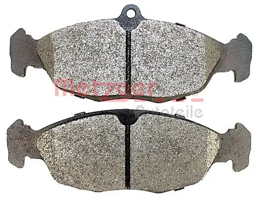 Bremsbelagsatz, Scheibenbremse METZGER AUTOTEILE 1170015 Bild Bremsbelagsatz, Scheibenbremse METZGER AUTOTEILE 1170015