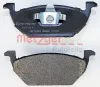 Bremsbelagsatz, Scheibenbremse METZGER 1170027 Bild Bremsbelagsatz, Scheibenbremse METZGER 1170027