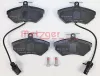 Bremsbelagsatz, Scheibenbremse Vorderachse METZGER 1170082 Bild Bremsbelagsatz, Scheibenbremse Vorderachse METZGER 1170082