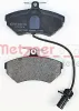 Bremsbelagsatz, Scheibenbremse Vorderachse METZGER 1170082 Bild Bremsbelagsatz, Scheibenbremse Vorderachse METZGER 1170082