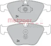 Bremsbelagsatz, Scheibenbremse METZGER 1170090