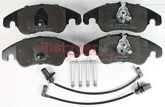 Bremsbelagsatz, Scheibenbremse Vorderachse METZGER AUTOTEILE 1170127 Bild Bremsbelagsatz, Scheibenbremse Vorderachse METZGER AUTOTEILE 1170127