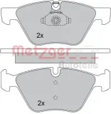 Bremsbelagsatz, Scheibenbremse METZGER 1170203