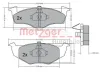 Bremsbelagsatz, Scheibenbremse METZGER 1170217 Bild Bremsbelagsatz, Scheibenbremse METZGER 1170217