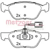 Bremsbelagsatz, Scheibenbremse METZGER 1170285 Bild Bremsbelagsatz, Scheibenbremse METZGER 1170285