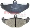 Bremsbelagsatz, Scheibenbremse Hinterachse METZGER AUTOTEILE 1170362 Bild Bremsbelagsatz, Scheibenbremse Hinterachse METZGER AUTOTEILE 1170362