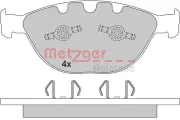 Bremsbelagsatz, Scheibenbremse METZGER 1170380