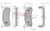 Bremsbelagsatz, Scheibenbremse METZGER 1170431 Bild Bremsbelagsatz, Scheibenbremse METZGER 1170431