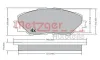 Bremsbelagsatz, Scheibenbremse Vorderachse METZGER AUTOTEILE 1170443 Bild Bremsbelagsatz, Scheibenbremse Vorderachse METZGER AUTOTEILE 1170443