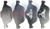 Bremsbelagsatz, Scheibenbremse Vorderachse METZGER AUTOTEILE 1170462 Bild Bremsbelagsatz, Scheibenbremse Vorderachse METZGER AUTOTEILE 1170462