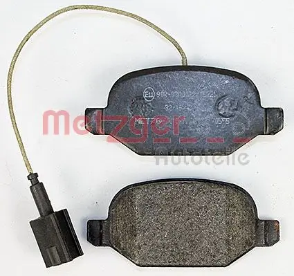 Bremsbelagsatz, Scheibenbremse Hinterachse METZGER AUTOTEILE 1170555 Bild Bremsbelagsatz, Scheibenbremse Hinterachse METZGER AUTOTEILE 1170555