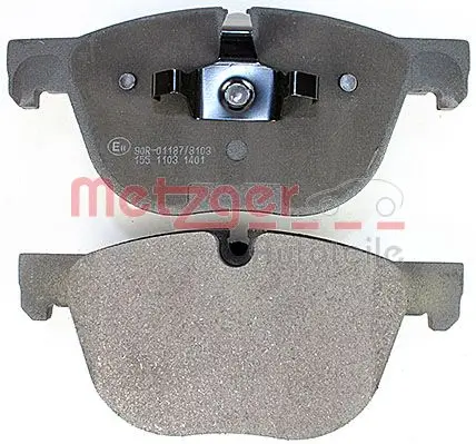 Bremsbelagsatz, Scheibenbremse Vorderachse METZGER AUTOTEILE 1170562 Bild Bremsbelagsatz, Scheibenbremse Vorderachse METZGER AUTOTEILE 1170562