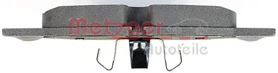 Bremsbelagsatz, Scheibenbremse Vorderachse METZGER AUTOTEILE 1170562 Bild Bremsbelagsatz, Scheibenbremse Vorderachse METZGER AUTOTEILE 1170562