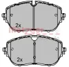 Bremsbelagsatz, Scheibenbremse METZGER 1170821 Bild Bremsbelagsatz, Scheibenbremse METZGER 1170821