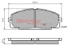 Bremsbelagsatz, Scheibenbremse METZGER 1170872 Bild Bremsbelagsatz, Scheibenbremse METZGER 1170872