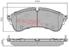 Bremsbelagsatz, Scheibenbremse METZGER 1170907 Bild Bremsbelagsatz, Scheibenbremse METZGER 1170907