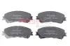 Bremsbelagsatz, Scheibenbremse Vorderachse METZGER AUTOTEILE 1170908 Bild Bremsbelagsatz, Scheibenbremse Vorderachse METZGER AUTOTEILE 1170908