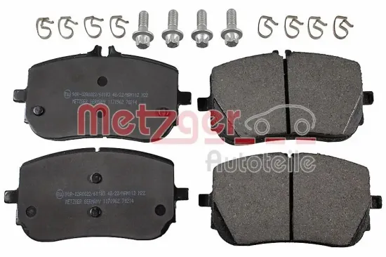 Bremsbelagsatz, Scheibenbremse METZGER 1170962 Bild Bremsbelagsatz, Scheibenbremse METZGER 1170962