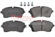 Bremsbelagsatz, Scheibenbremse Vorderachse METZGER 1170985