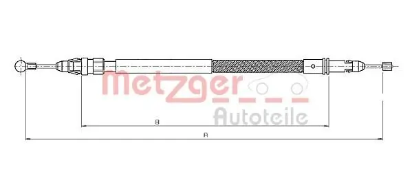 Seilzug, Feststellbremse METZGER 12.0744