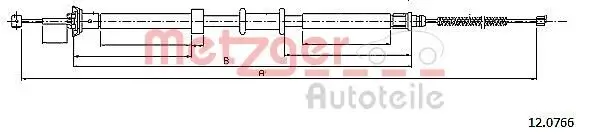 Seilzug, Feststellbremse METZGER 12.0766