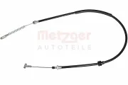 Seilzug, Feststellbremse hinten links hinten rechts METZGER AUTOTEILE 12.3723