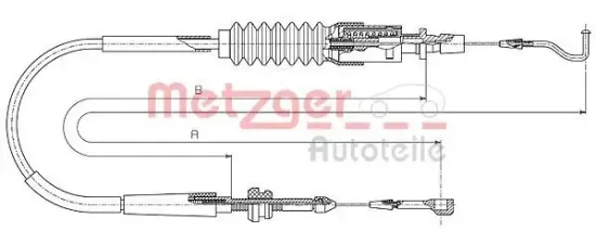 Gaszug METZGER AUTOTEILE 14.4305 Bild Gaszug METZGER AUTOTEILE 14.4305