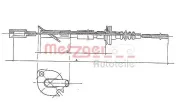 Seilzug, Kupplungsbetätigung METZGER 1402.3