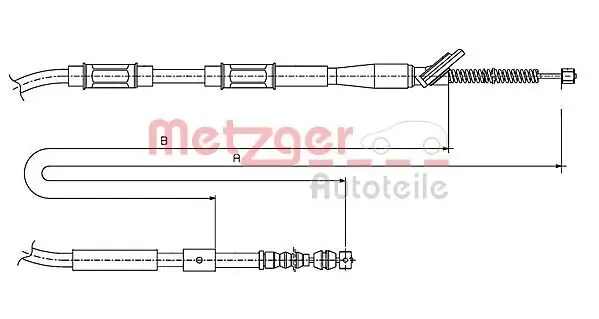 Seilzug, Feststellbremse METZGER 17.1446