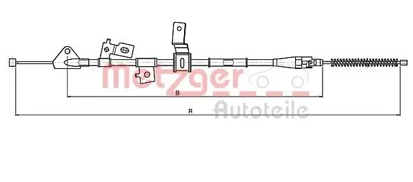 Seilzug, Feststellbremse METZGER 17.5070